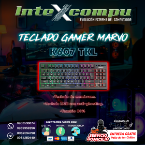 Teclado Gamer Marvo K607 TKL